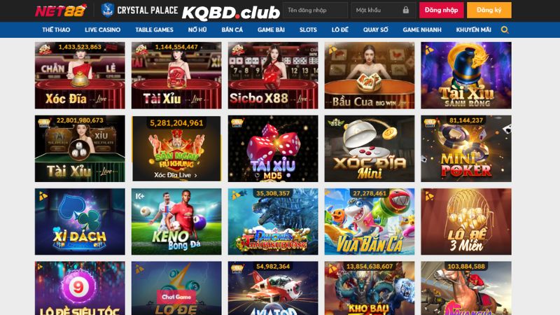 NET88 là điểm đến lý tưởng cho các tín đồ đam mê cá cược với hàng loạt trò chơi nổi bật